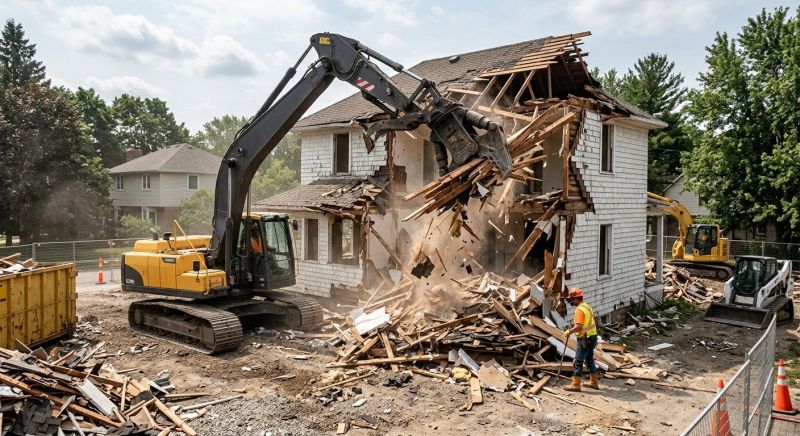 House Wrecking in South Houston, TX