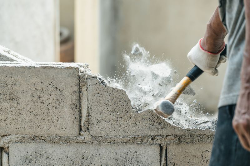 Block Wall Demolition in Bergen County, NJ