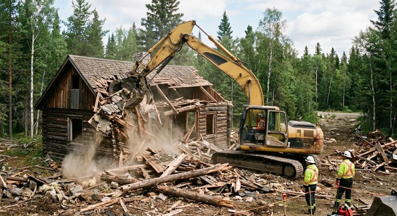 Cabin Demolition in Bergen County, NJ