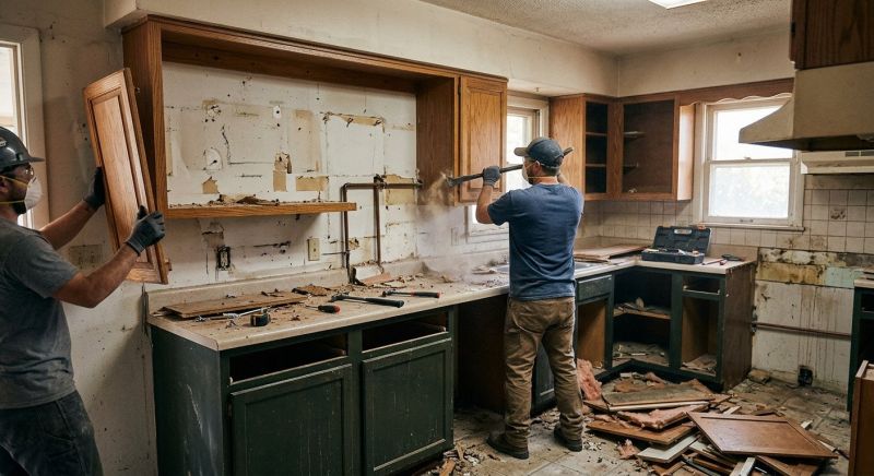 Cabinet Demolition in Sacramento, CA