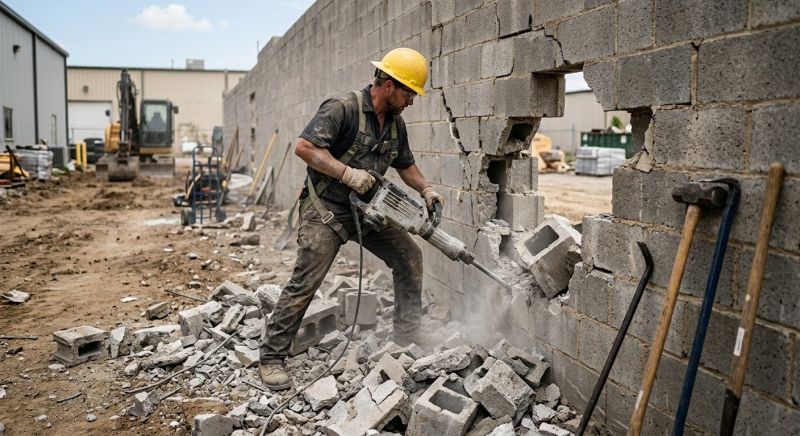 Cement Demolition in Sacramento, CA
