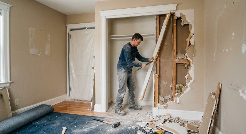 Closet Demolition in Frederick, MD