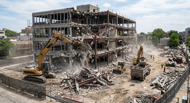 Commercial Building Demolition in Katy, TX