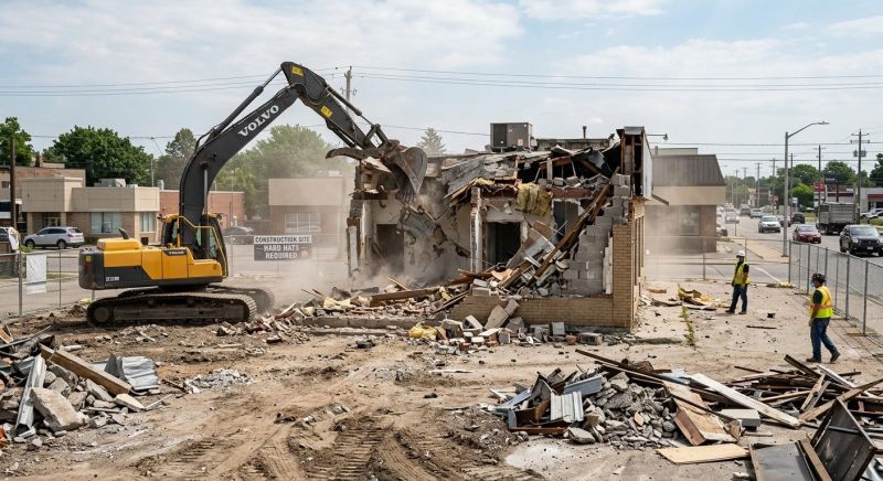 Commercial Demolition Service in Sacramento, CA