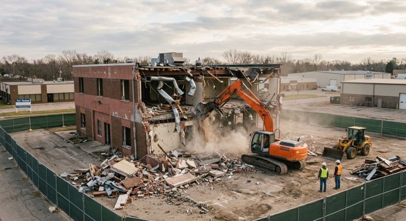 Commercial Property Demolition in Katy, TX