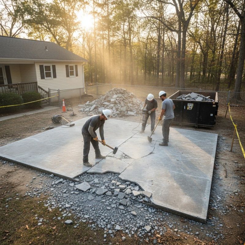 Concrete Patio Demolition in Bergen County, NJ