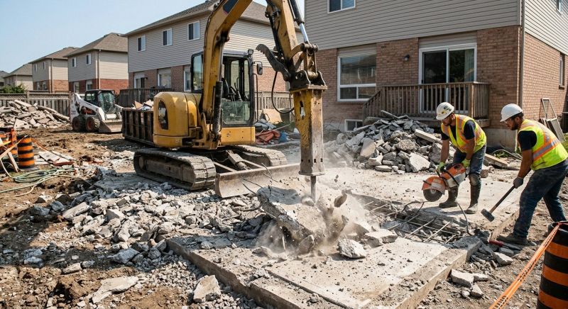 Concrete Patio Demolition in Sacramento, CA