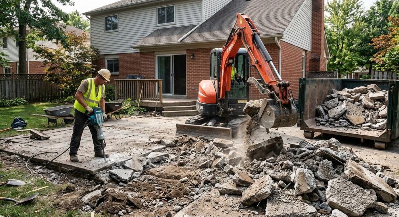 Concrete Pavement Demolition in Bergen County, NJ