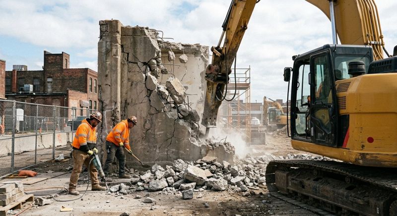 Concrete Wall Removal in Sacramento, CA