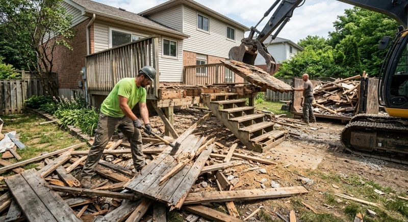 Deck Demolition Service in Bergen County, NJ