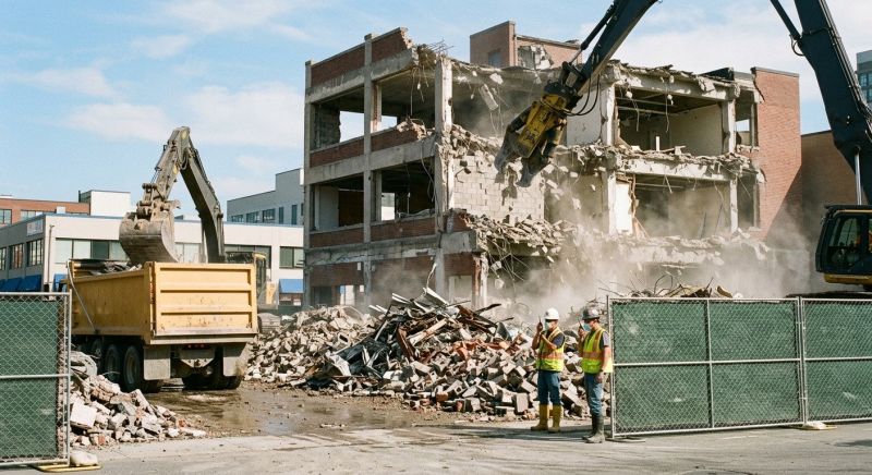 Factory Demolition in Bergen County, NJ