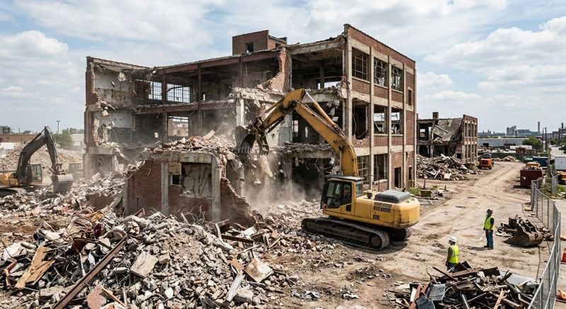 Industrial Demolition in Sacramento, CA