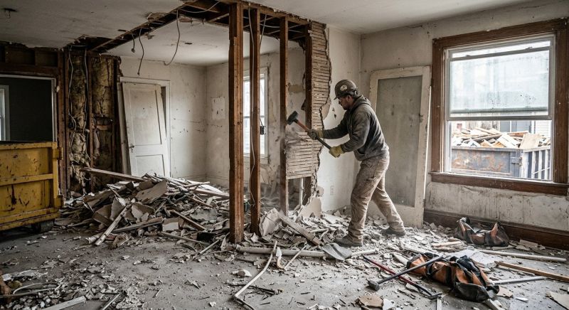 Interior Renovation Demolition in Bergen County, NJ