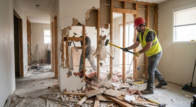 Interior Wall Demolition in Sacramento, CA