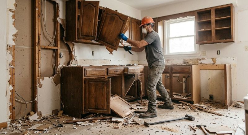 Kitchen Cabinet Demolition in Sacramento, CA