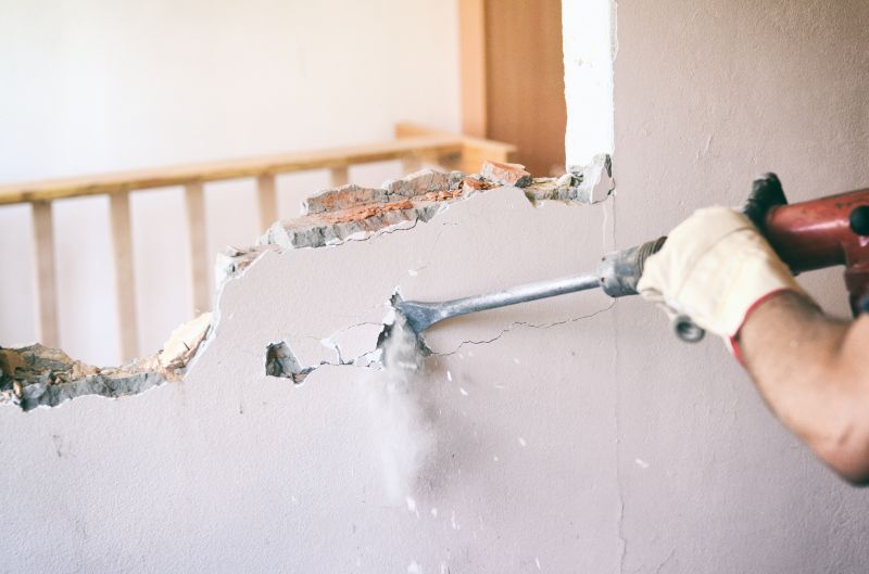 Kitchen Wall Demolition in Bergen County, NJ