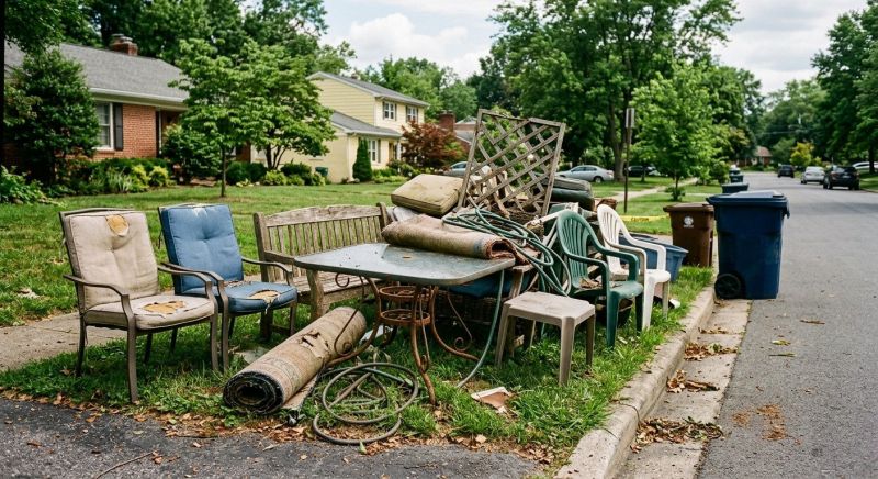 Patio Furniture Removal in Roseville, CA