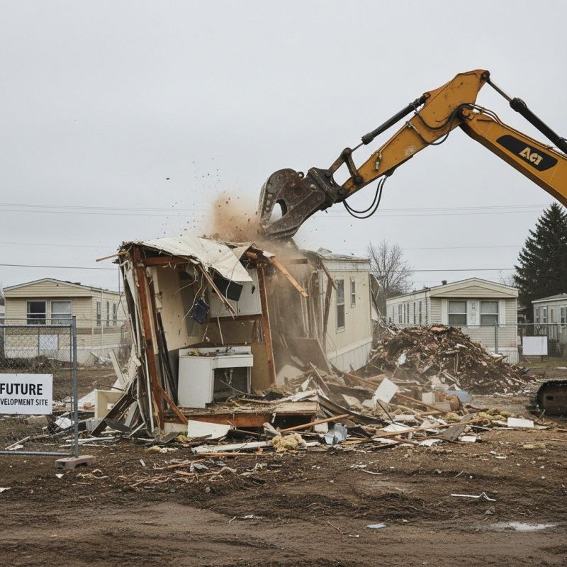 Trailer Home Demolition in Bergen County, NJ