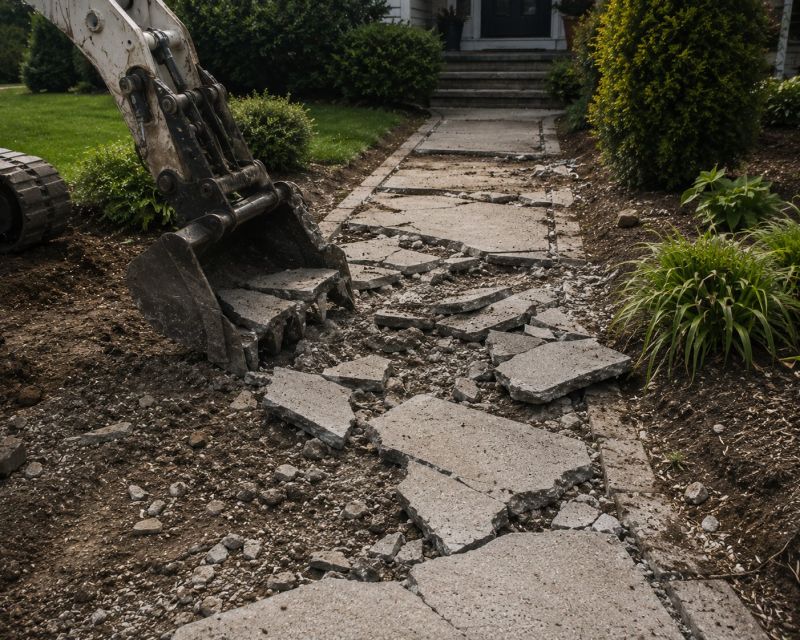 Walkway Removal in Sacramento, CA